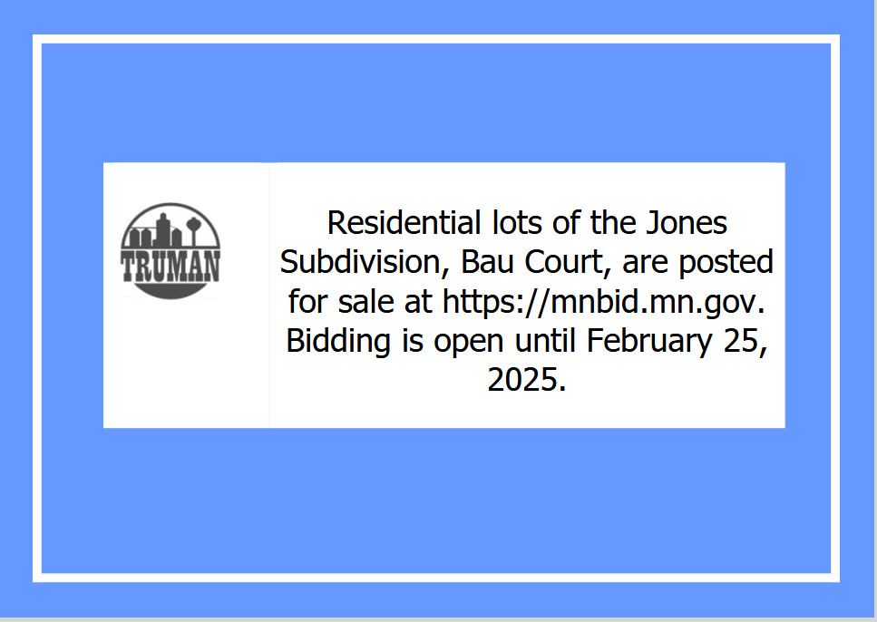 Jones Subdivision Website posting
