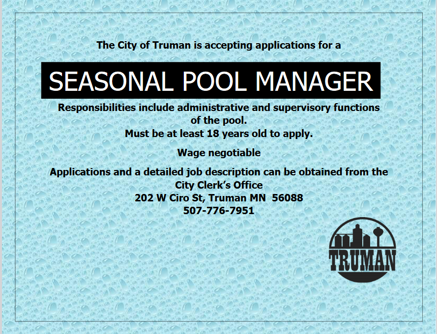 Seasonal Pool Manger