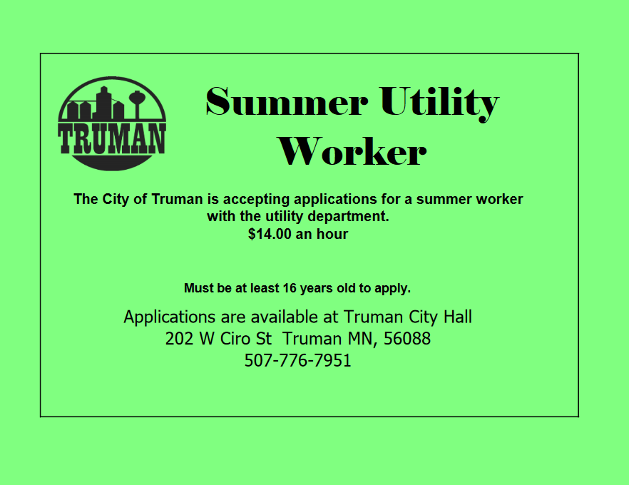 Summer Help Needed